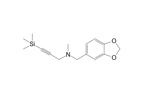 N-Methyl-N-(3-trimethylsilyl-2-propynyl)piperonylamine