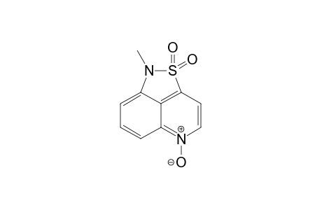 1-Methyl-1H-2,2-dioxoisothiazolo[5,4,3-d,e]quinoline N-oxide