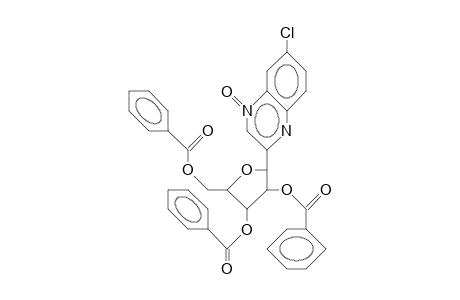 6-Chloro-2-(2,3,5-tri-O-benzoyl-B-D-ribofuranosyl)-quinoxaline 4-oxide