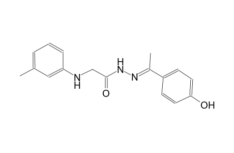 N'-[(E)-1-(4-hydroxyphenyl)ethylidene]-2-(3-toluidino)acetohydrazide