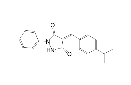 3,5-pyrazolidinedione, 4-[[4-(1-methylethyl)phenyl]methylene]-1-phenyl-, (4E)-