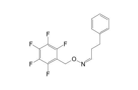 3-Phenylpropionaldehyde o-pentafluorophenylmethyl-oxime