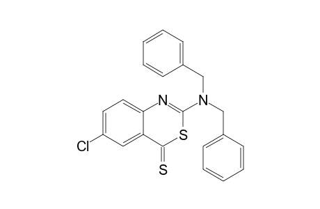 2-[bis(phenylmethyl)amino]-6-chloranyl-3,1-benzothiazine-4-thione