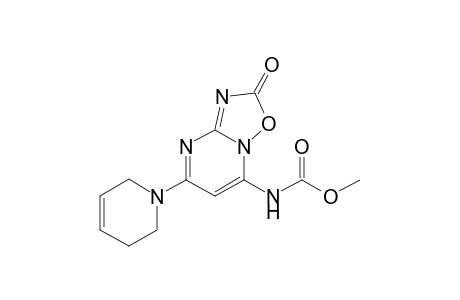 5-(3,6-dihydro-1(2H)-pyridyl)-2-oxo-2H-[1,2,4]oxadiazolo[2,3-a]pyrimidine-7-carbamic acid, methyl ester