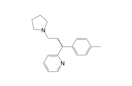 (e)-2-1-(4-methylphenyl)-3-(1-pyrrolidinyl)-1-propenyl-pyridine