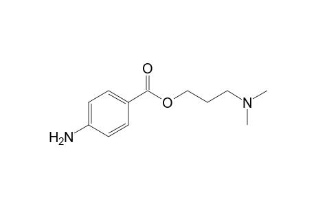 1-Propanol, 3-(dimethylamino)-, 4-aminobenzoate (ester)