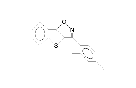 3a,8b-Dihydro-3-mesityl-8b-methyl-(1)benzothieno(2,3-D)isoxazoline