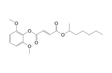 Fumaric acid, 2,6-dimethoxyphenyl hept-2-yl ester