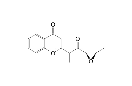 2-[(3RS,4SR)-3,4-EPOXY-1-METHYL-2-OXOPENTYL]-4H-CHROMEN-4-ONE;DIASTEREOMER-#1