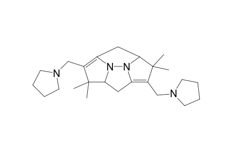 3,3,8,8-Tetramethyl-2,7-bis[(pyrrolidin-1'-yl)methyl]-11,12-diazatetracyclo[4.4.2.0(4,11).0(9,12)]dodeca-1,6-diene