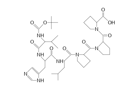 T-Butoxycarbonyl-valyl-histidyl-leucyl-prolyl-prolyl-proline