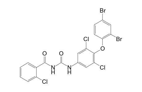 Benzamide, 2-chloro-N-[[[4-(2,4-dibromophenoxy)-3,5-dichlorophenyl]amino]carbonyl]-