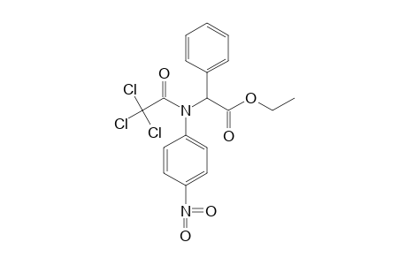 N-(p-NITROPHENYL)-N-(TRICHLOROACETYL)-2-PHENYLGLYCINE, ETHYL ESTER