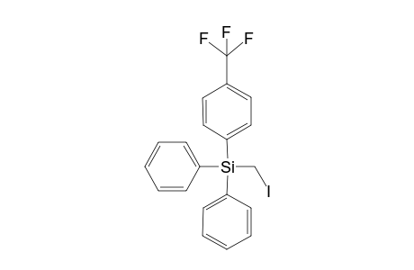 (Iodomethyl)(p-triflyoromethylphenyl)(diphenyl)silane