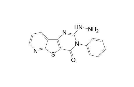 2-Hydrazino-3-phenylpyrido[3',2' : 4,5]thieno[3,2-d]pyrimidin-4(1H)-one