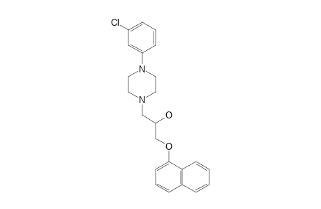 1-[4-(3-chlorophenyl)piperazin-1-yl]-3-naphthalen-1-yloxypropan-2-ol
