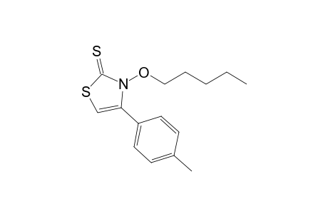 N-( 1'-Pentoxy)-4-(p-methylphenyl)thiazole-2(3H)-thione