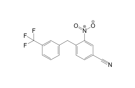 4-(3'-trifluoromethylbenzyl)-3-nitrobenzonitrile