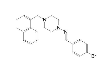 1-piperazinamine, N-[(E)-(4-bromophenyl)methylidene]-4-(1-naphthalenylmethyl)-