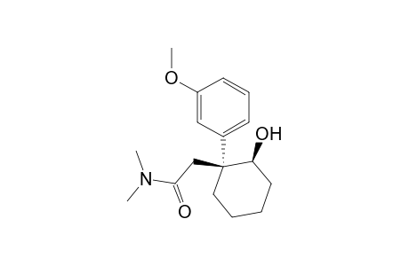 Cyclohexaneacetamide, 2-hydroxy-1-(3-methoxyphenyl)-N,N-dimethyl-, cis-