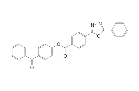 4-benzoylphenyl 4-(5-phenyl-1,3,4-oxadiazol-2-yl)benzoate