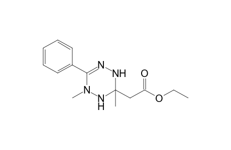 3-[(Ethoxycarbonyl)methyl]-6-phenyl-1,2,3,4-tetrahydro-1,3-dimethyl-1,2,4,5-tetrazine