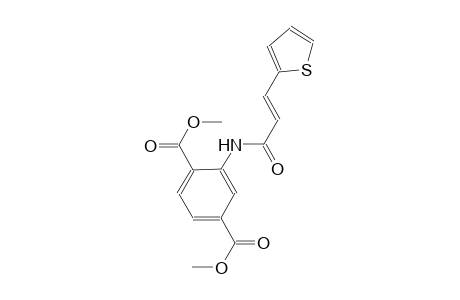 dimethyl 2-{[(2E)-3-(2-thienyl)-2-propenoyl]amino}terephthalate
