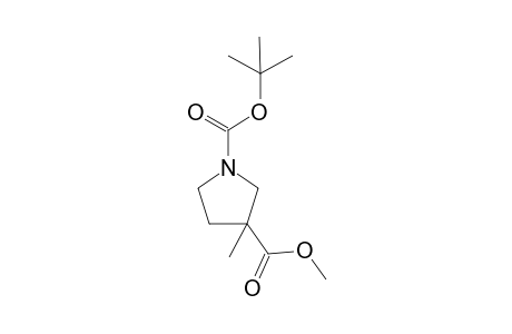 1-O-tert-butyl 3-O-methyl 3-methylpyrrolidine-1,3-dicarboxylate