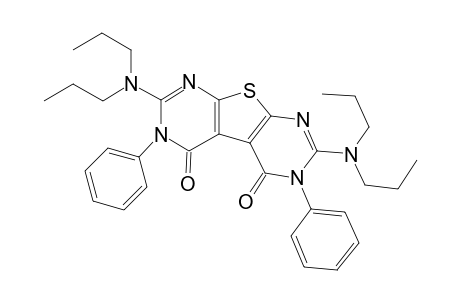 2,7-Di(di-n-propylamino)-3,6-diphenylthieno[2,3-d:5,4-d']dipyrimidine-4,5(3H,6H)-dione