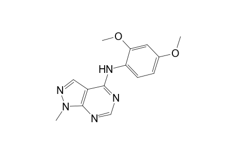 N-(2,4-dimethoxyphenyl)-1-methyl-1H-pyrazolo[3,4-d]pyrimidin-4-amine