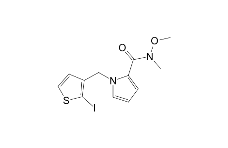 1-(2-Iodothiophen-3-ylmethyl)pyrrole-2-carboxyylic acid methoxy methyl amide