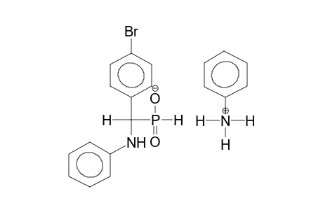 PHENYLAMMONIUM ALPHA-PHENYLAMINO-4-BROMOBENZYLPHOSPHONITE