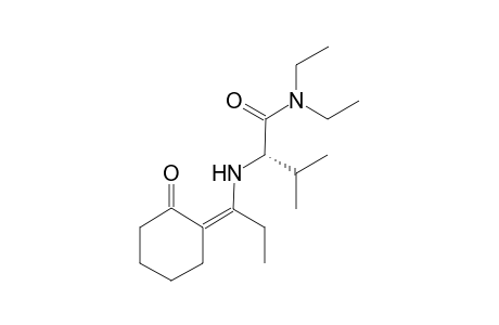 N-[1-(2-Oxocyclohexyldene)propyl]-L-valine diethylamide