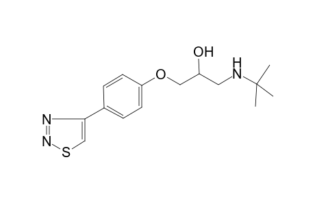 1-(tert-Butylamino)-3-[4-(1,2,3-thiadiazol-4-yl)phenoxy]-2-propanol