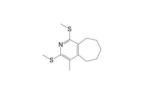 5H-Cyclohepta[c]pyridine, 6,7,8,9-tetrahydro-4-methyl-1,3-bis(methylthio)-