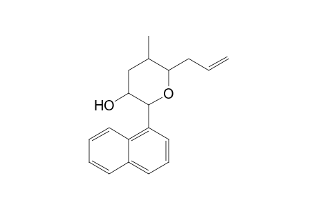 2-(1'-Naphthyl)-3-hydroxy-5-methyl-6-allyl-2,3,5,6-tetrahydropyran