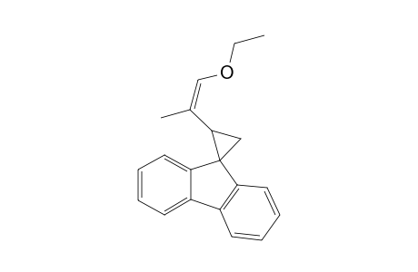 2-[(E)-2"-Ethoxy-1"-methylvinyl)spiro[cyclopropane-1,9'-[9'H]fluorene]
