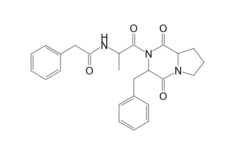 N-[1-(3-benzyl-1,4-dioxo-6,7,8,8a-tetrahydro-3H-pyrrolo[1,2-a]pyrazin-2-yl)-1-oxopropan-2-yl]-2-phenylacetamide