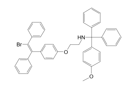 (E,Z)-1-Bromo-1,2-diphenyl-2-[4'-(2"-<p-methoxytritylamino>ethoxy)phenyl]ethene