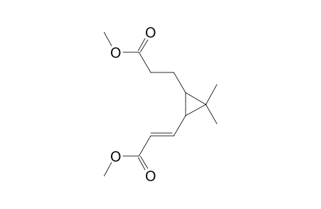 3-[3-[(E)-3-keto-3-methoxy-prop-1-enyl]-2,2-dimethyl-cyclopropyl]propionic acid methyl ester