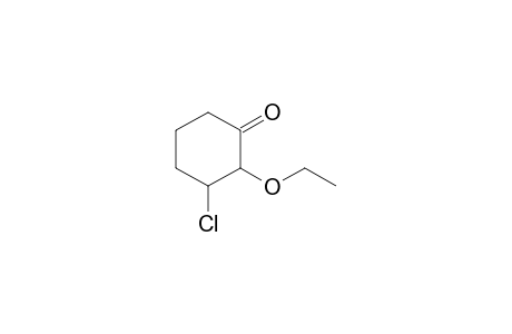 3-Chloro-2-ethoxycyclohexanone