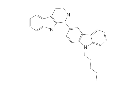 1-(9'-PENTYL-3'-CARBAZOLYL)-1,2,3,4-TETRAHYDRO-BETA-CARBOLINE