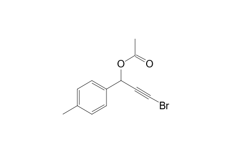 3-Bromo-1-p-tolylprop-2-ynyl acetate