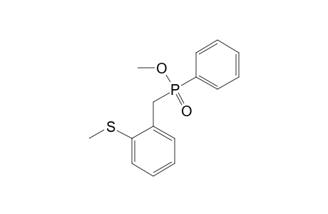 1-[(methoxy-phenyl-phosphoryl)methyl]-2-(methylthio)benzene