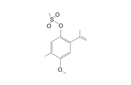 (4-methoxy-5-methyl-2-prop-1-en-2-yl-phenyl) methanesulfonate