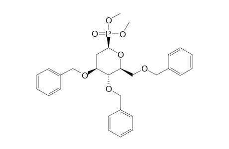 DIMETHYL-(3,4,6-TRI-O-BENZYL-2-DEOXY-BETA)-D-ARABINO-HEXOPYRANOSYL)-PHOSPHONATE
