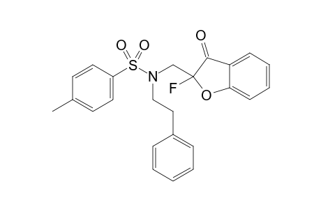 N-[(2-fluoro-3-oxo-benzofuran-2-yl)methyl]-4-methyl-N-(2-phenylethyl)benzenesulfonamide