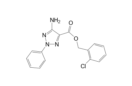 2-Chlorobenzyl 5-amino-2-phenyl-2H-1,2,3-triazole-4-carboxylate