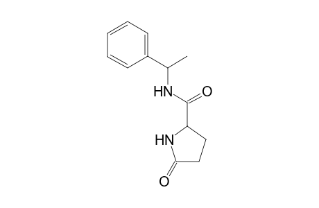 2-Pyrrolidinecarboxamide, 5-oxo-N-(1-phenylethyl)-