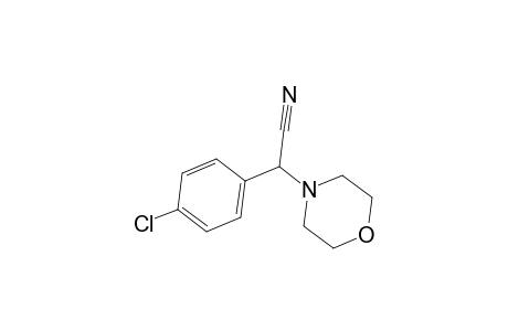4-Morpholineacetonitrile, .alpha.-(4-chlorophenyl)-